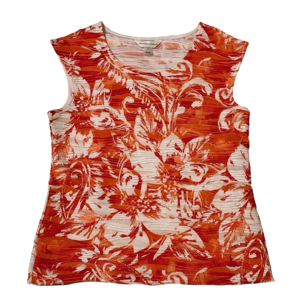 Christopher & Banks Floral Blouse Size M